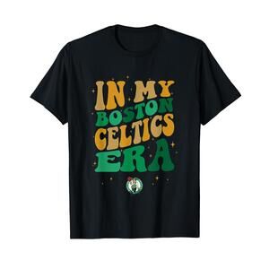 Nba In My Boston Celtics Era  Retro Wave  T-Shirt